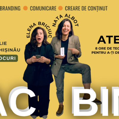 Atelier "Fac Bine", 23 - 24 aprilie Chișinău